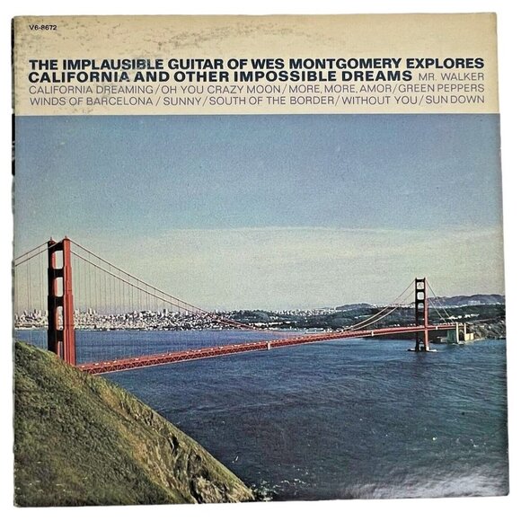 Wes Montgomery California Dreaming Vinyl LP Record Album Gatefold Verve V6 8672 - Picture 3 of 9